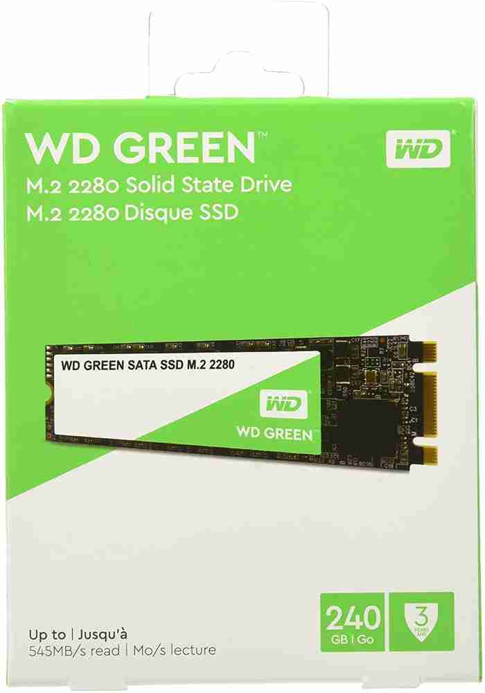 WD M.2 WDS240G2G0B 240 GB Laptop Desktop Internal Solid State Drive SSD GREEN 240 GB Laptop Internal Solid State Drive M.2 WDS240G2G0B WD Flipkart