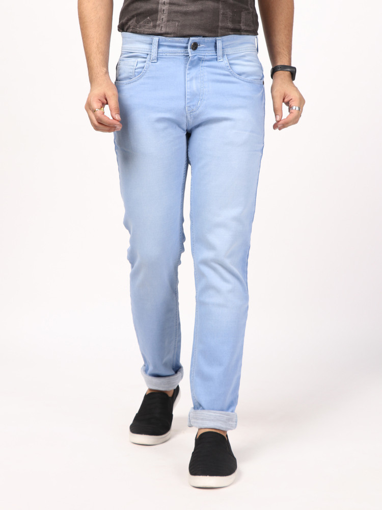 white apple jns Slim Men Light Blue Jeans  Buy white apple jns Slim Men  Light Blue Jeans Online at Best Prices in India  Flipkartcom