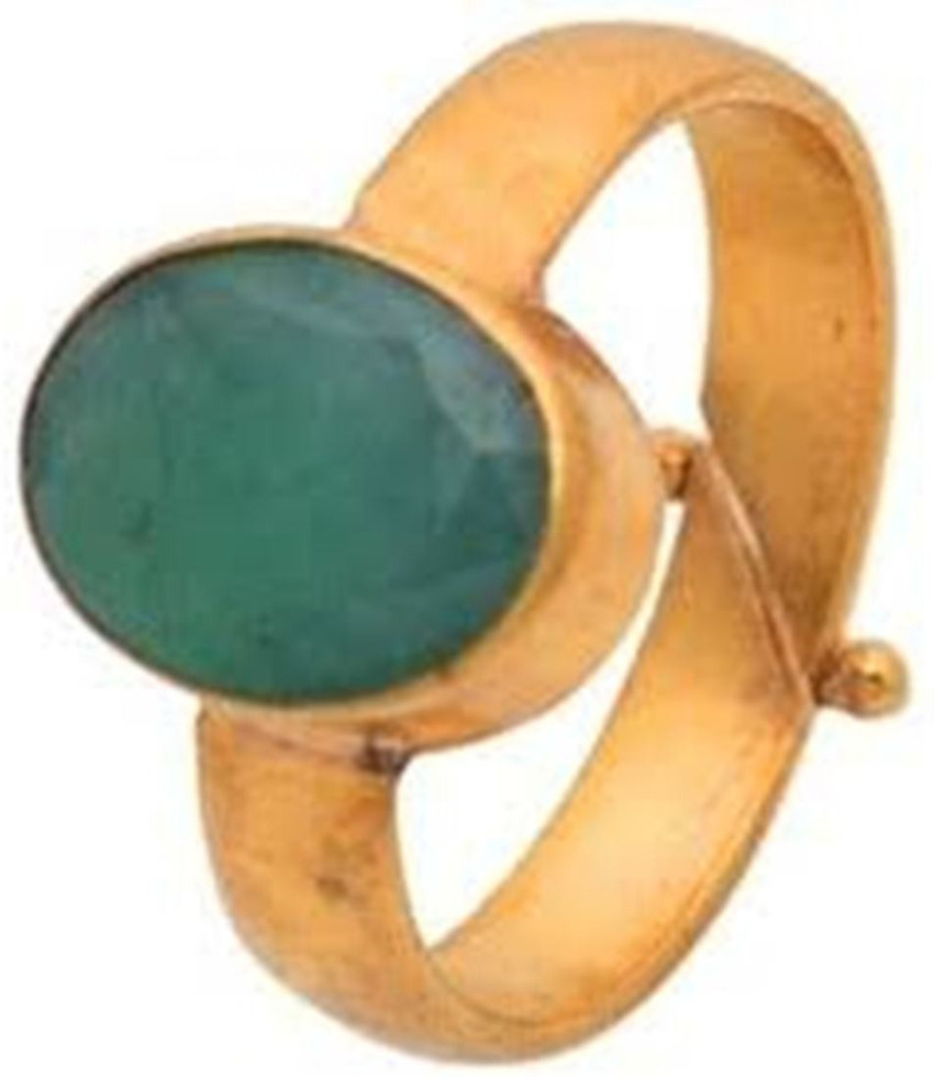Green stone ring in hindi shop