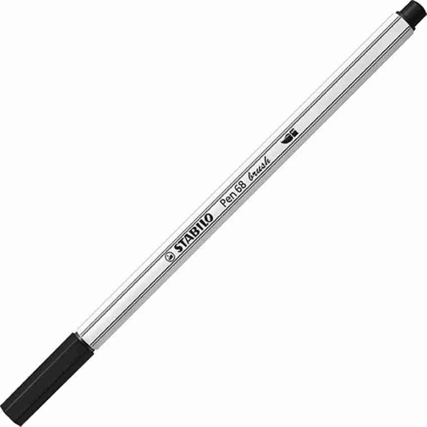 Stabilo Pen 68 Brush - Premium (in Wallet), Felt Tip Nib  Sketch Pens with Washable Ink - Sketch Pen