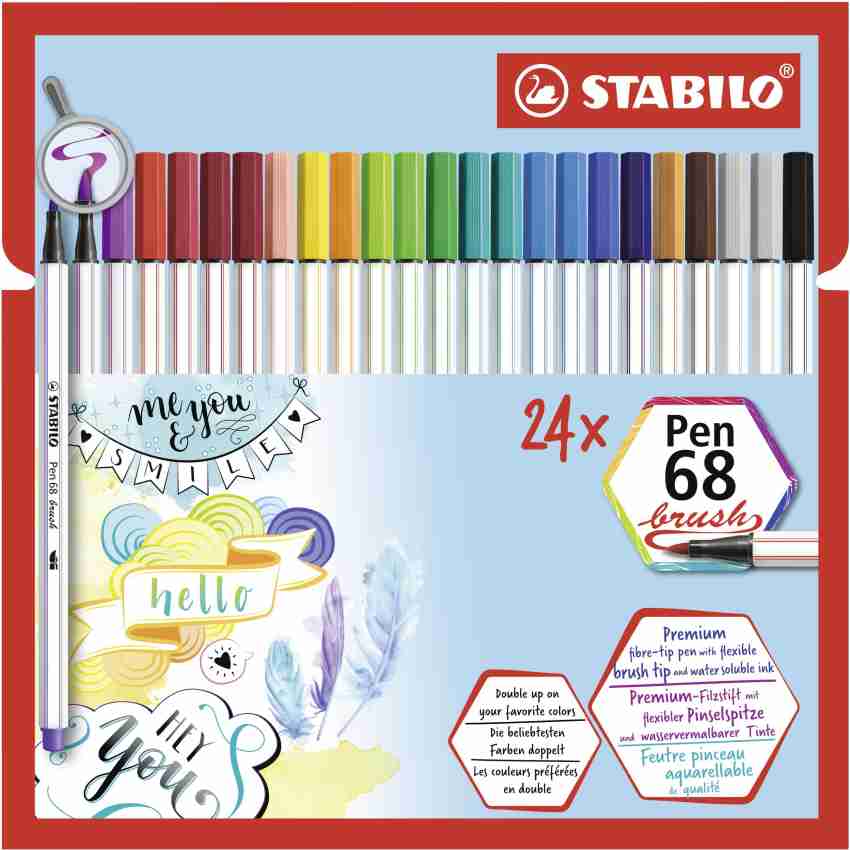 STABILO Pen 68 Multicolor Pack of 10