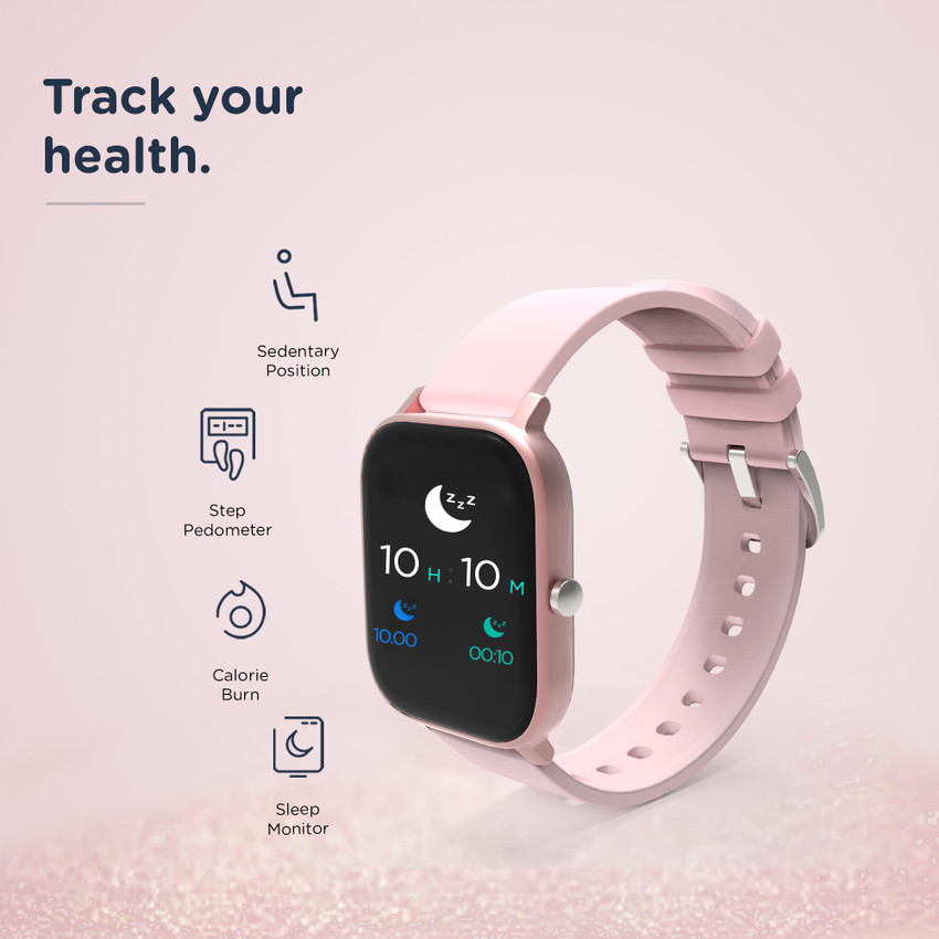 Pebble Pace Unisex Smart Watch with Full Touch Dynamic Colour
