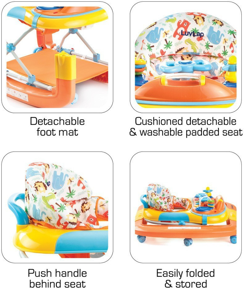 Luvlap grand baby walker with rocker shop