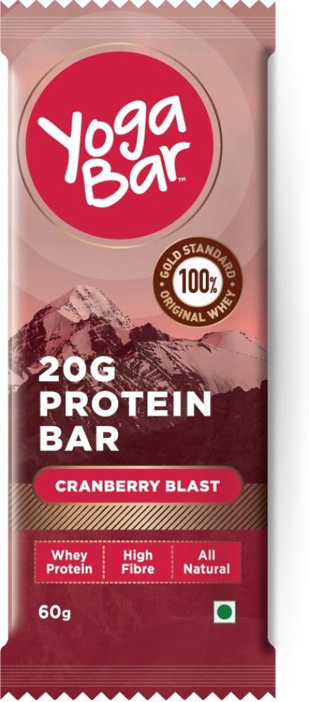 Yogabar 20g Protein Bars | Chocolate Brownie | Pack of 6 Whey Protein
