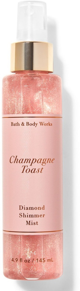 NEW Bath & Body Works CHAMPAGNE TOAST Diamond Shimmer Mist 4.9 oz