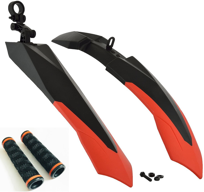 Plastic clearance cycle mudguard