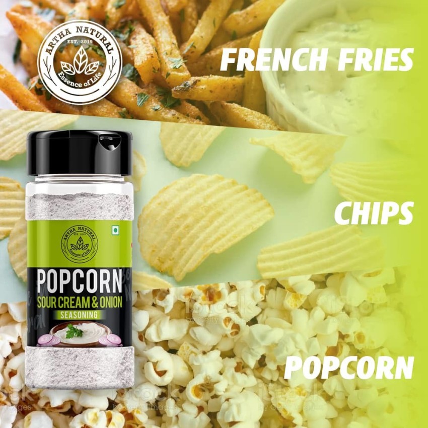 Potato Fries Sour Cream and Onion Seasoning Powder 100 GRAMS