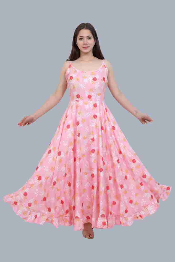 Dosaya Creation Women Gown Pink Dress Buy Dosaya Creation Women