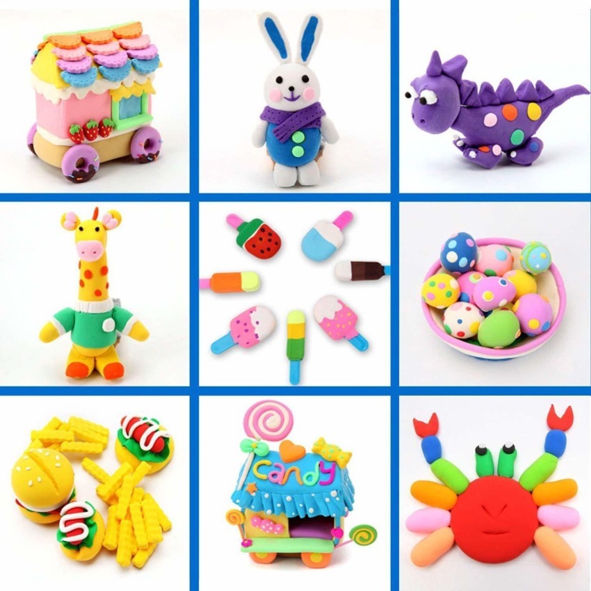 anjanaware clay dough activity set of 10 colour - clay dough activity set  of 10 colour . Buy multicolour toys in India. shop for anjanaware products  in India.