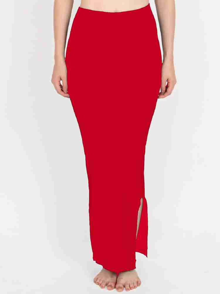 Deevaz Lycra Saree Shapewear (Side Slits) For Perfect Red Saree Shaper –