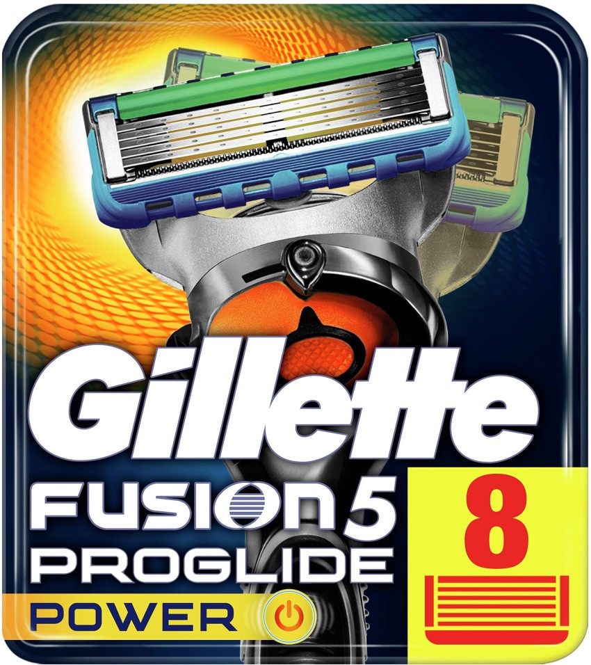 Gillette Fusion5 Proglide Power Cartridges 8's - Price in India