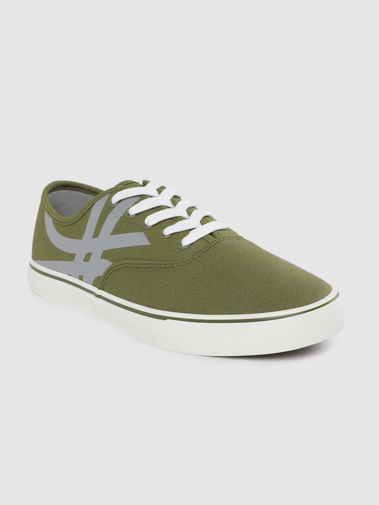 United colors of shop benetton olive sneakers