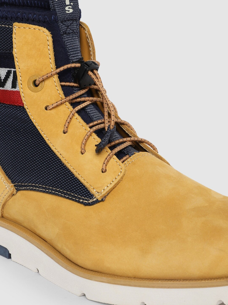 Levis yellow boots sales