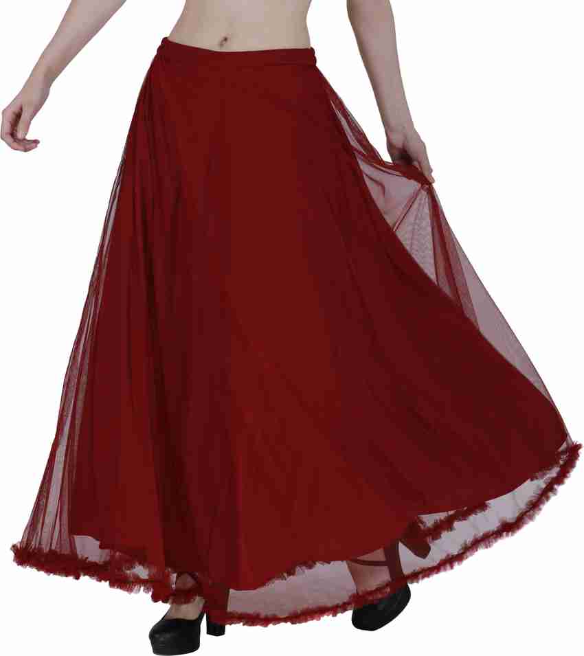 color world Applique Women A line Maroon Skirt Buy color world Applique Women A line Maroon Skirt Online at Best Prices in India Flipkart