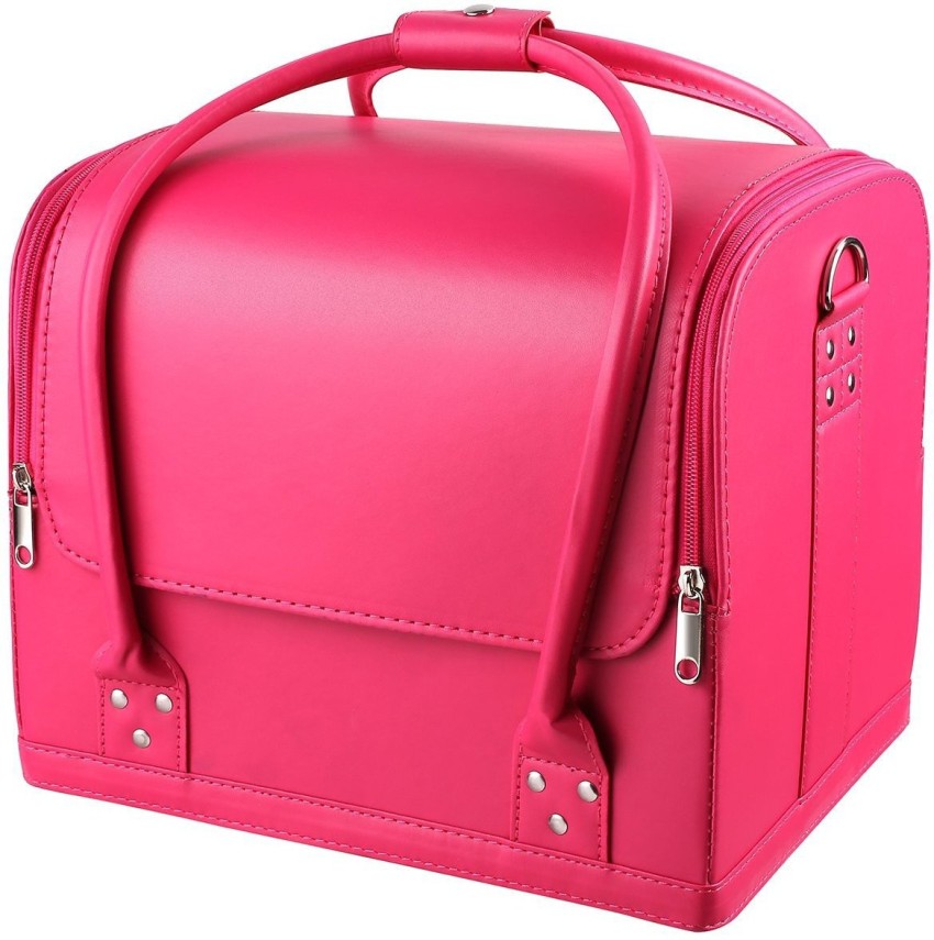 ELITEHOME Double-Layer Pink Cosmetic Bag, Makeup Organizer Bag, Toiletry Bag  Multi-Purpose Vanity Box Price in India - Buy ELITEHOME Double-Layer Pink Cosmetic  Bag, Makeup Organizer Bag, Toiletry Bag Multi-Purpose Vanity Box online