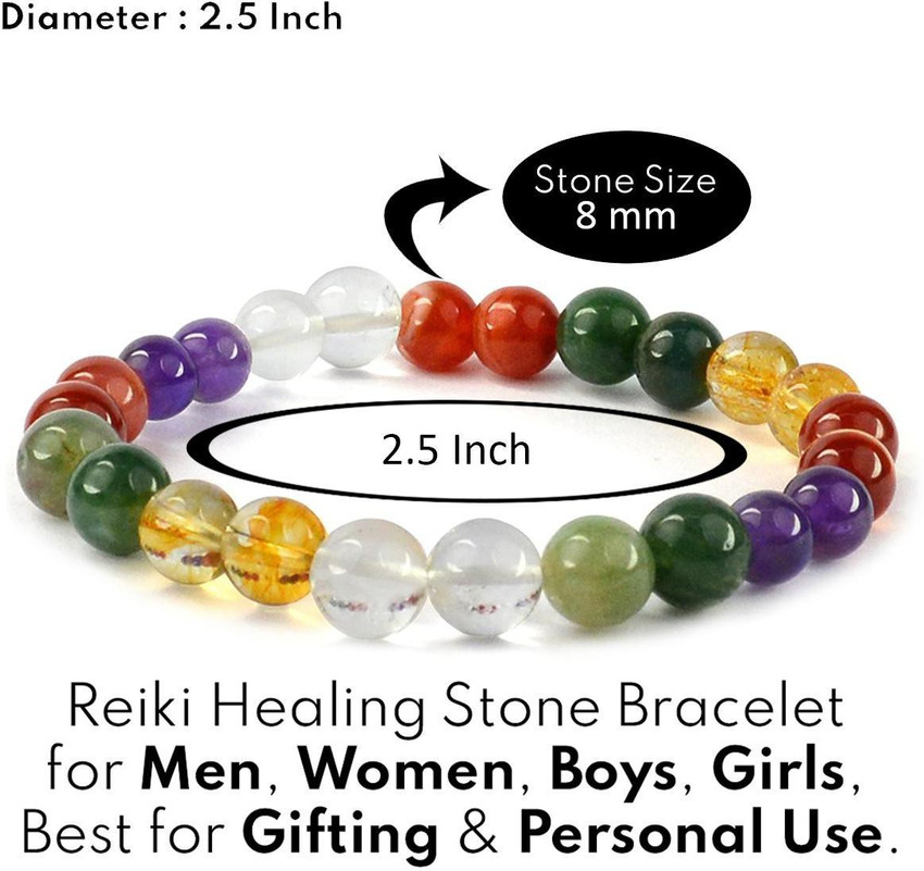 REIKI CRYSTAL PRODUCTS Crystal Beads Crystal Quartz Bracelet