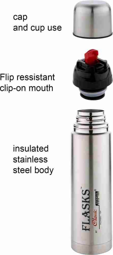 Classic Steels Vacuum Insulated 24 Hours Hot N Cold Bottle, Drink Hot Water  for Better Immunity 500 ml Bottle - Buy Classic Steels Vacuum Insulated 24  Hours Hot N Cold Bottle