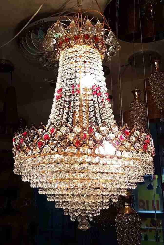 smarcade Original Pyramid Crystal Chandelier jhumar jhoomar led light ceiling light Chandelier Ceiling Lamp Price in India Buy smarcade Original Pyramid Crystal Chandelier jhumar jhoomar led light cei...
