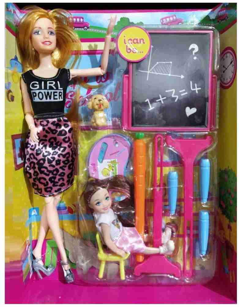 Girls Teacher Doll Set