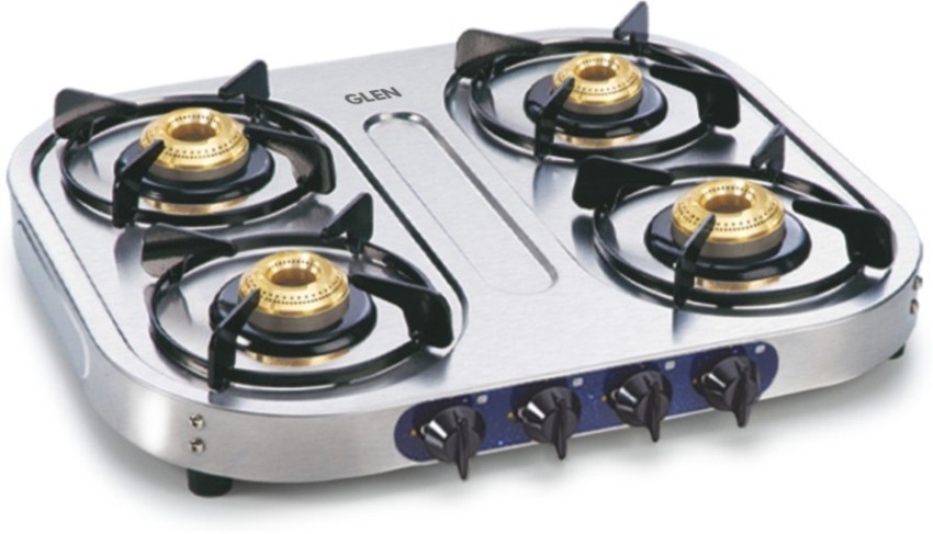 Glen 4 burner stainless deals steel gas stove