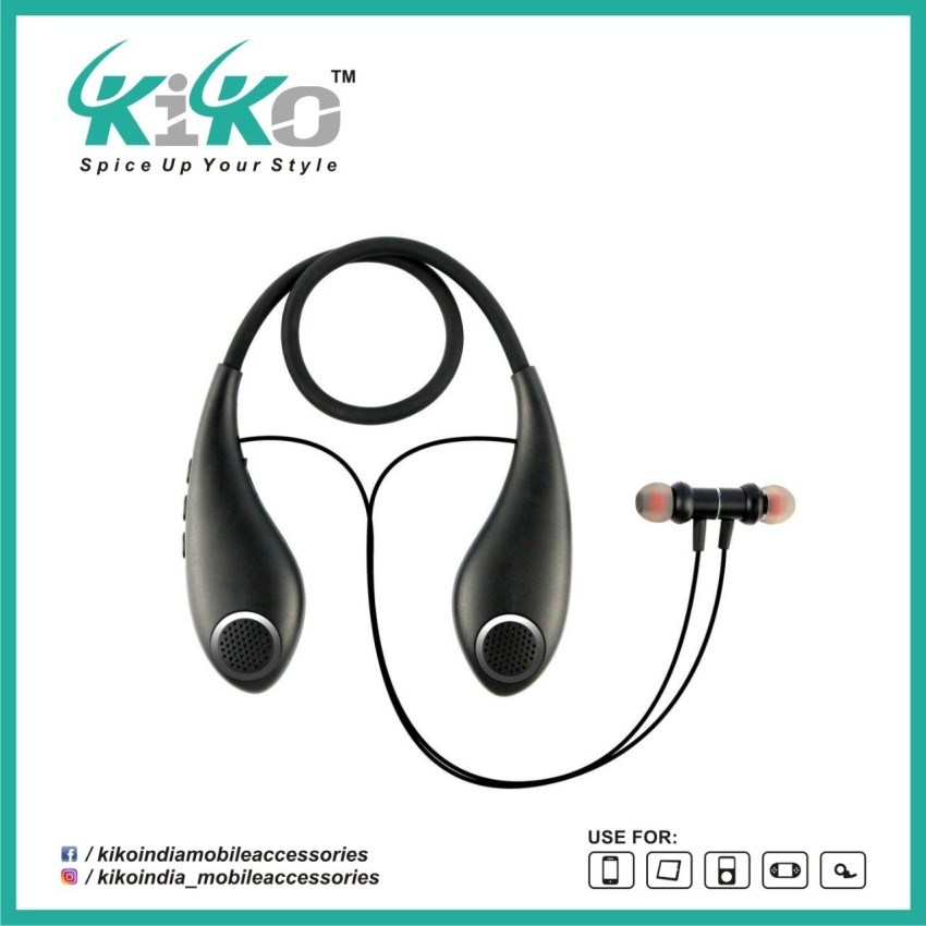 Kiko Wireless Muaic IN-EAR Bluetooth Neckband & Speakers Bluetooth Headset  (GN-13)