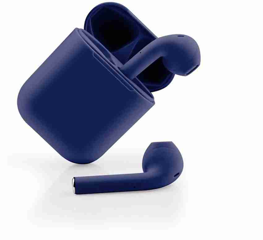 VCORP i12 EARBUDS TWS NAVYBLUE Bluetooth Headset Price in India
