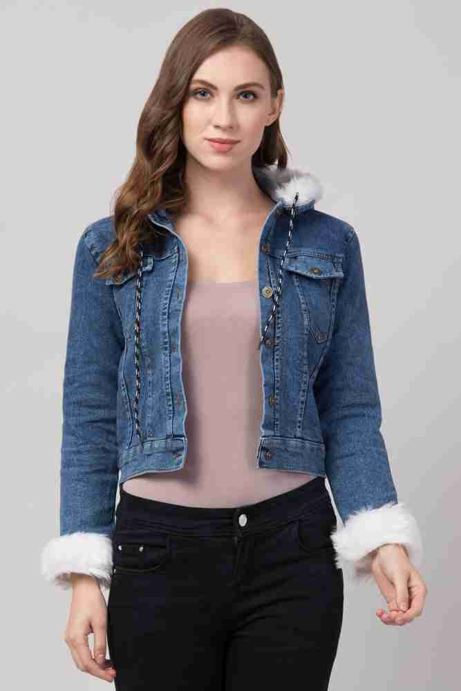 Denim jackets for women on sale flipkart