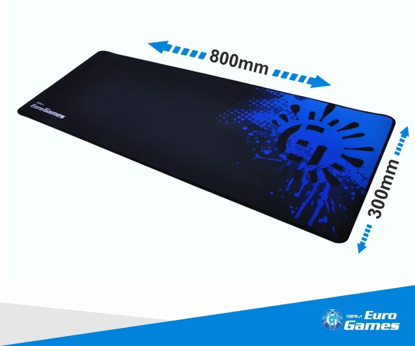 RPM Euro Games Gaming Mouse Pad 350 x 250 x 4 mm with Stitched Edges,  Premium-Textured Mouse Mat, Non-Slip Water Resistant Rubber Base Mousepad -  RPM Euro Games 