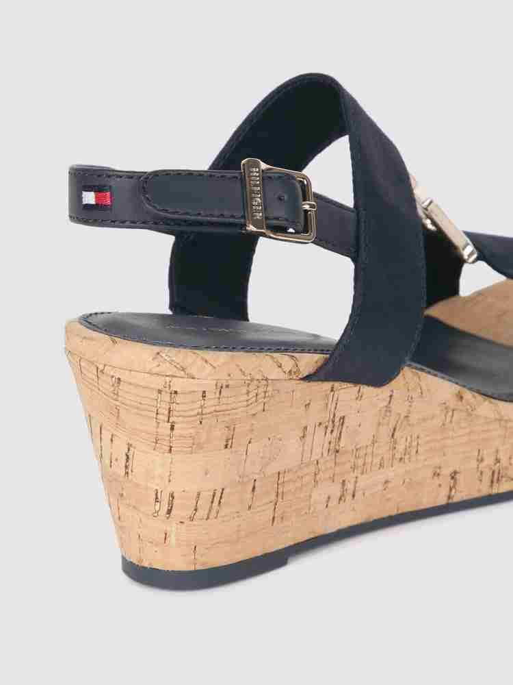 Tommy hilfiger blue online wedges