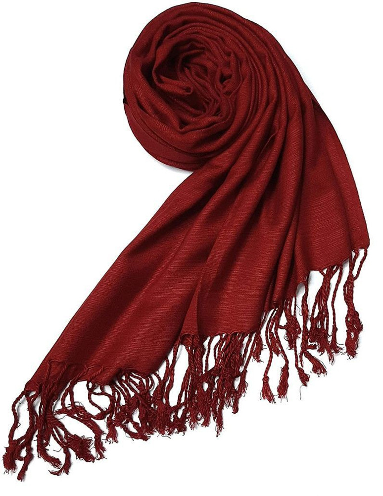 Shopping Store Solid Cotton Blend Men Women Stole Buy Shopping