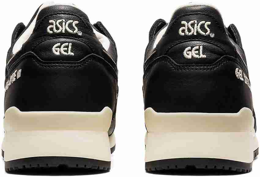 Asics black leather walking shoes online