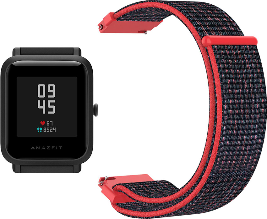 ACM Watch Strap Nylon Soft Loop 20mm for Amazfit Bip S A1821 Smartwatch Sports Band Orange WSM3V20OR1301 Smart Watch Strap Price in India Buy ACM Watch Strap Nylon Soft Loop