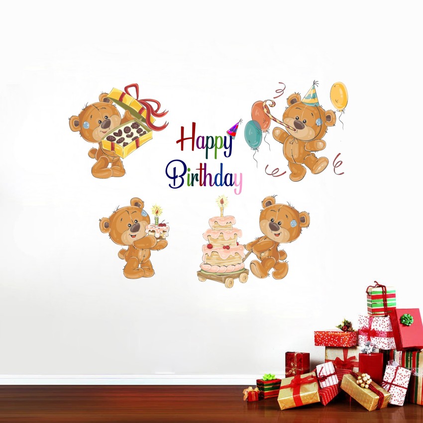 wall sticker Bear Baloons sweet bear with balloons