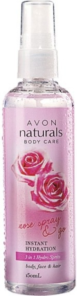 AVON Naturals Rose and Pearl 3 in 1 spray Men Women Price in