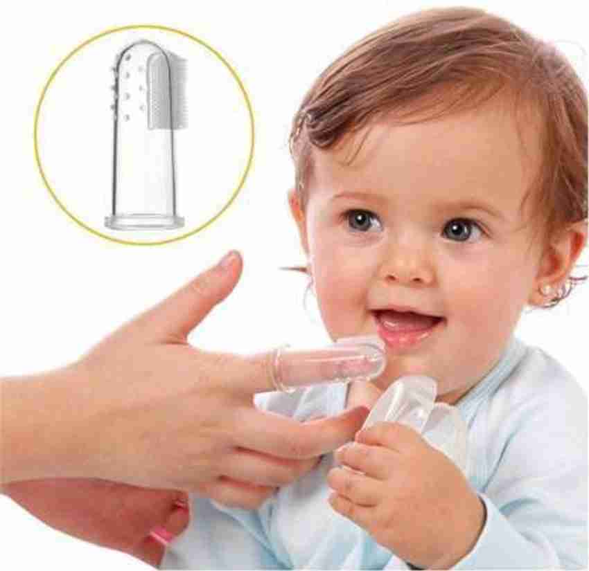 Jariso Silicone Baby Toothbrush Newborn Infant Finger Toothbrush