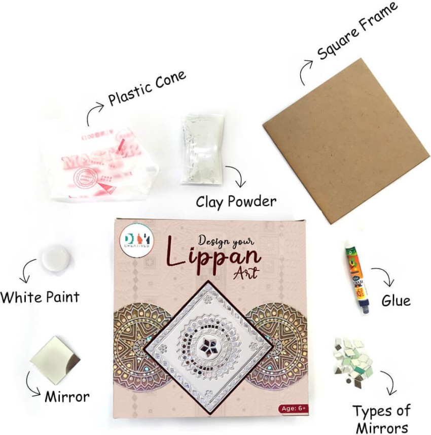 DIY Creatives DIY Lippan Art Kit - Clay Powder