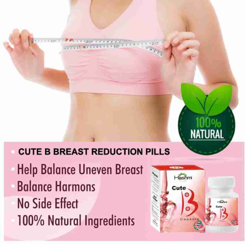 Hashmi Cute B Reduces Heavy Breasts And Gives You A Cup Size Naturally 20  Capsules In A Bottle at Rs 685/bottle, Breast Enhancement Pills in New  Delhi