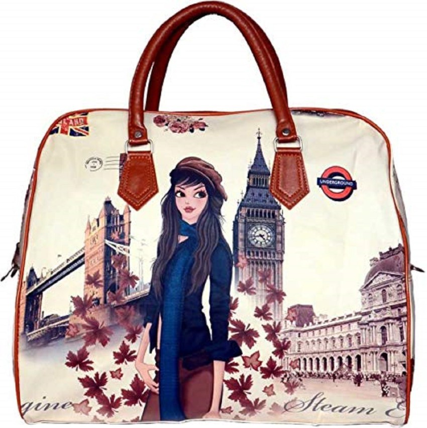 Flipkart TANISHKA EXPORT Beautiful Barbie Print Fashionable Women s Messenger Handbag Pack of 1 Waterproof Weekender Weekender