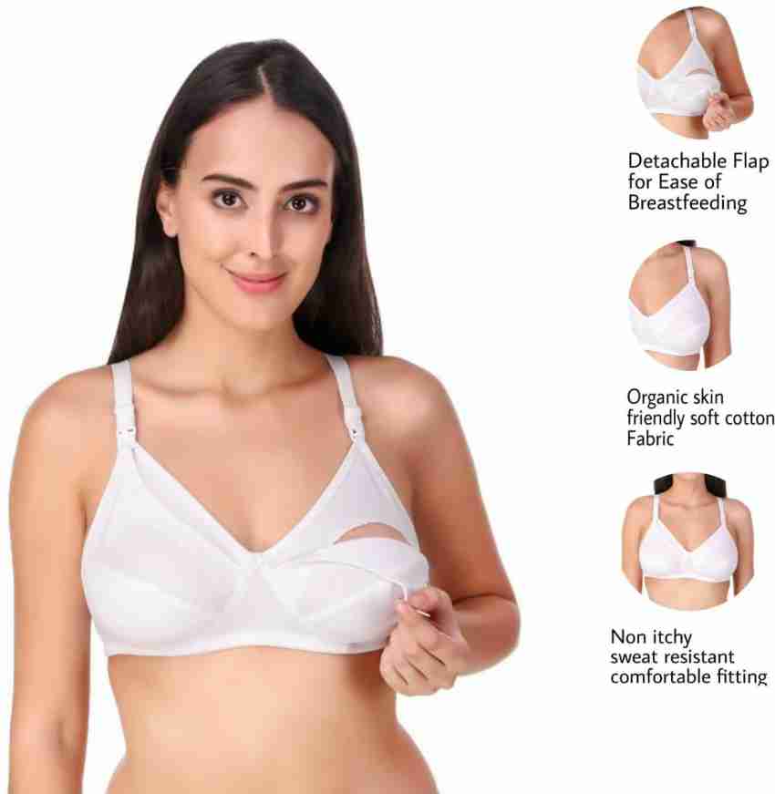 Fabura Cotton Maternity/Nursing Bra in Beige Color