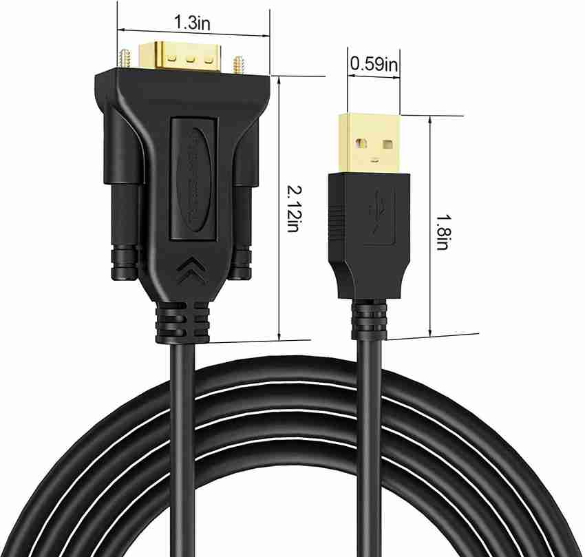 King Enterprise HDMI Cable 1 m RA USB DB9 V1 BF 810 King