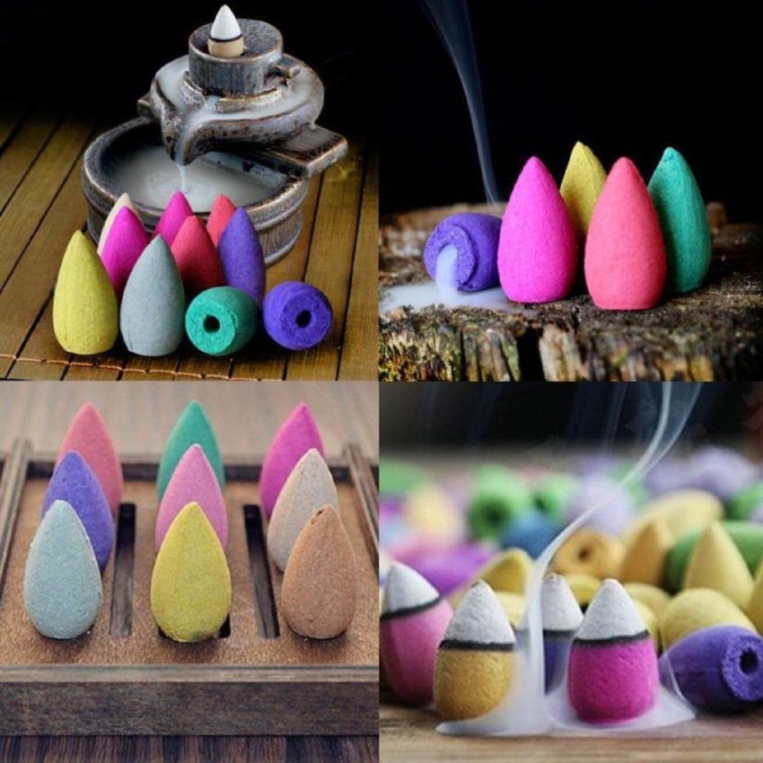 Coconut and Driftwood Backflow Incense Cone Set