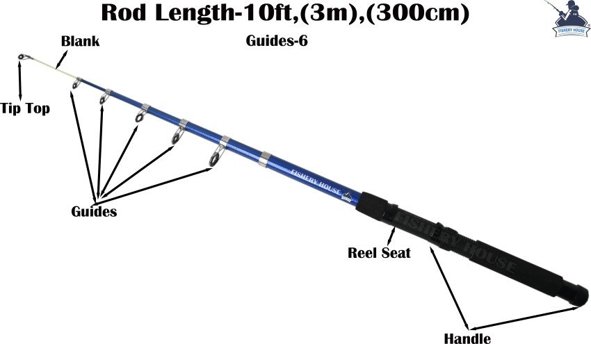 fisheryhouse 10ft 3.0 10ft Multicolor Fishing Rod Price in India - Buy  fisheryhouse 10ft 3.0 10ft Multicolor Fishing Rod online at