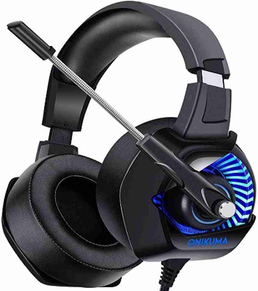 Onikuma K6 Black Blue Wired Gaming Headset Price in India Buy