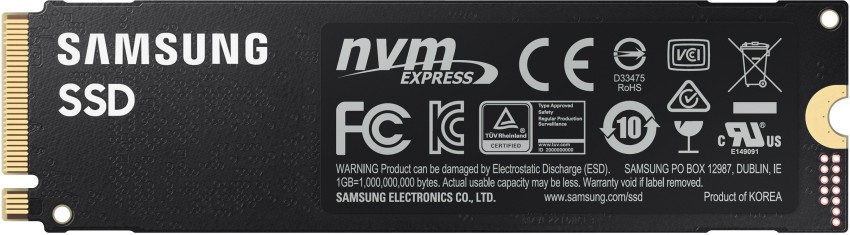 Disque SSD interne M.2 NVMe PCIe 980 PRO de 2 To de Samsung (MZ-V8P2T0B/AM)