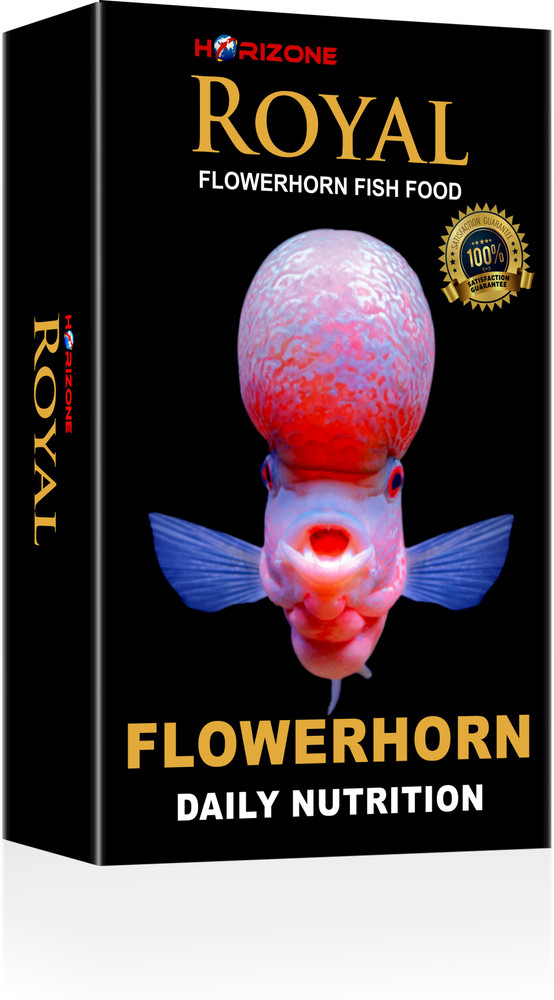 Horizone Pack of 2 Royal Flowerhorn Daily Nutrition Fish Food 100g 0.2 kg 2x0.1 kg Dry Adult Senior Young Fish Food
