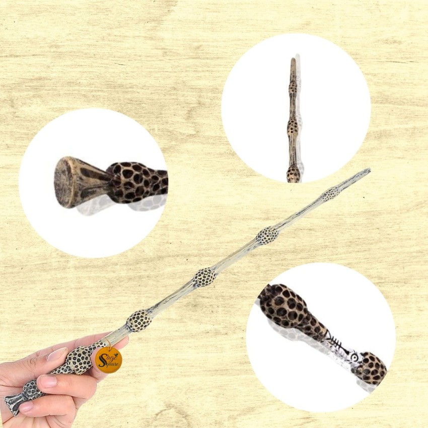 Sage Square Classic Metal Core Handcrafted Hermione Magic Wizard Sorcerer's  Granger Wand, Elegant Stick Collectible Cum Cosplay Accessory ( 40 CMs Long  ) - Classic Metal Core Handcrafted Hermione Magic Wizard Sorcerer's