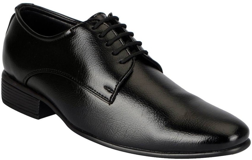 Bata leather best sale shoes black