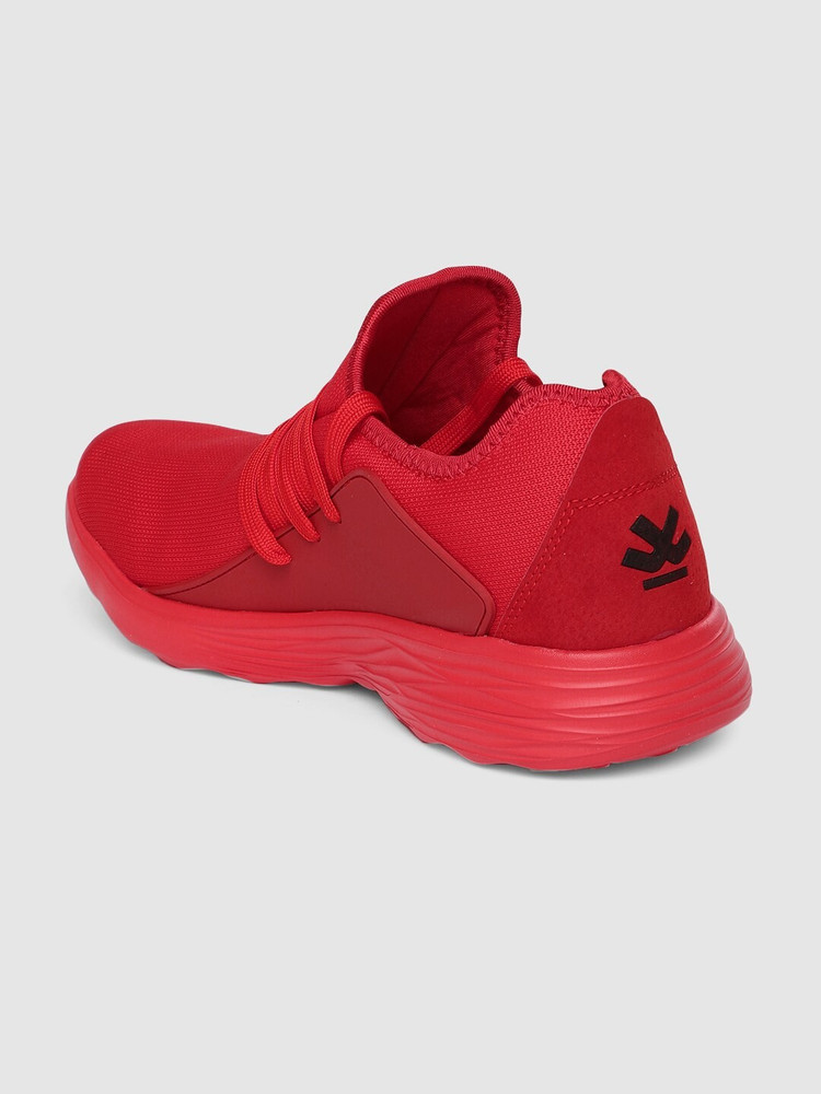 Solid red sneakers cheap
