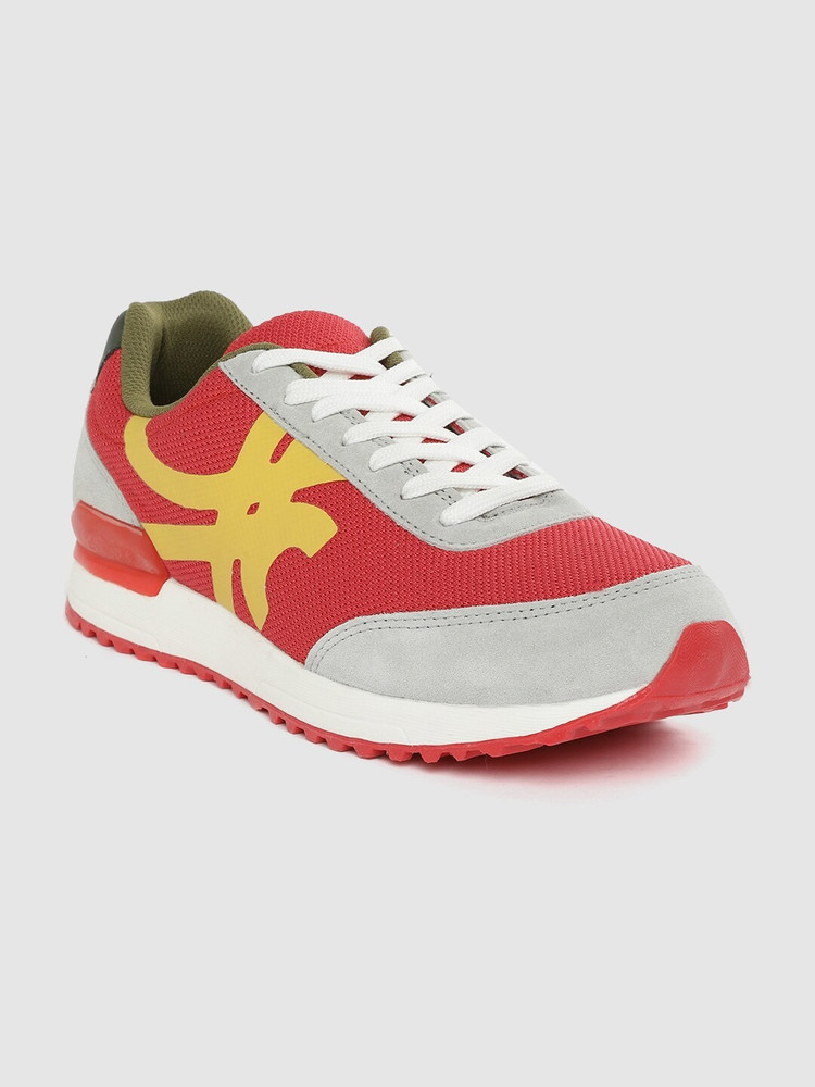 United colors of benetton red sneakers online