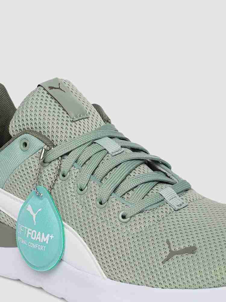 Puma grey cheap green shoes